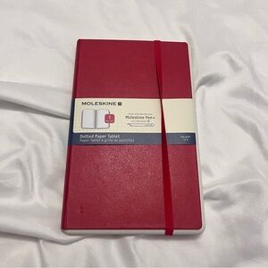 Moleskine Paper Tablet Dotted Notebook for Pen+ Smart Writing Set Red